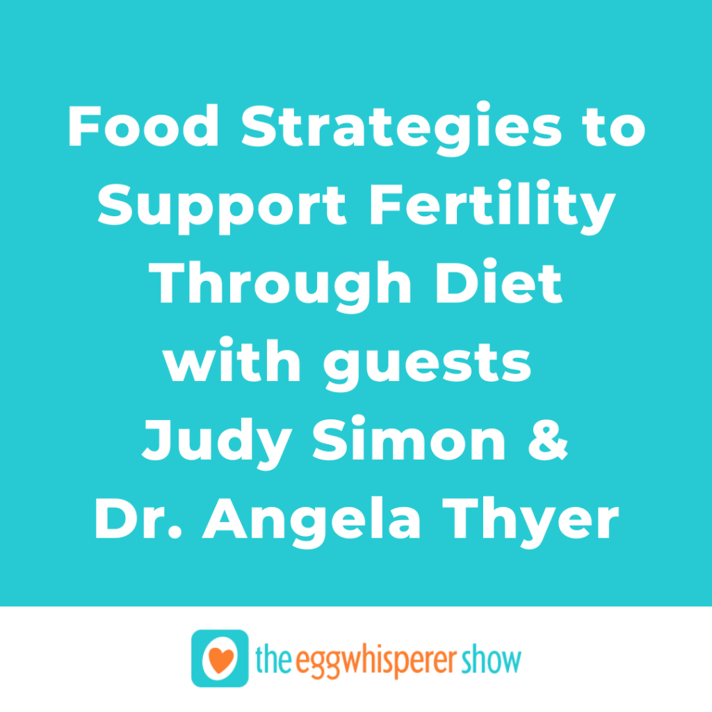 Food Strategies to Support Fertility Through Diet with guests Judy Simon & Dr. Angela Thyer