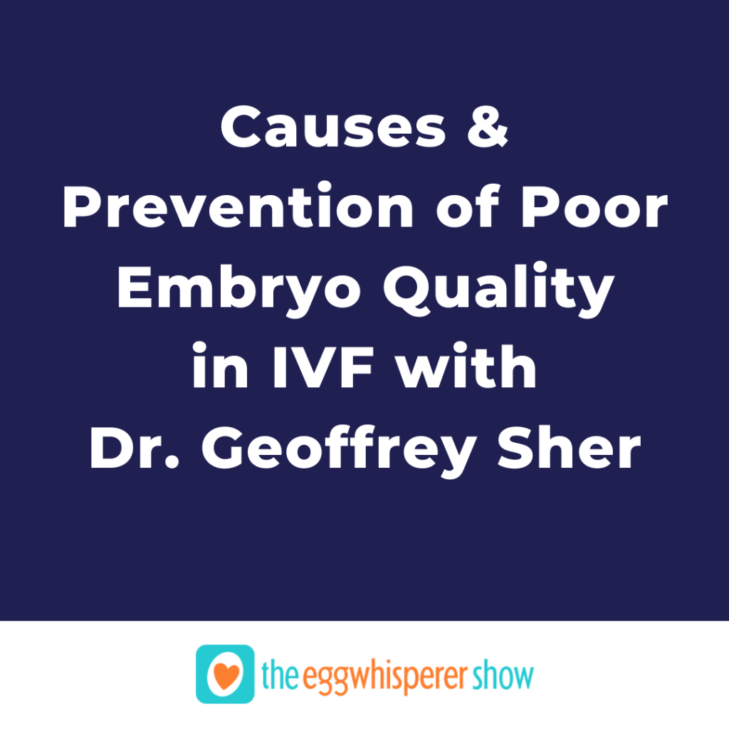 Causes and Prevention of Poor Embryo Quality in IVF with Dr. Geoffrey Sher