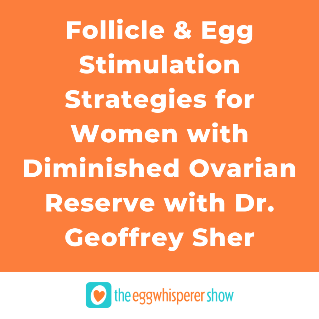 Follicle and Egg Stimulation Considerations for Women with Diminished Ovarian Reserve with Dr. Geoffrey Sher