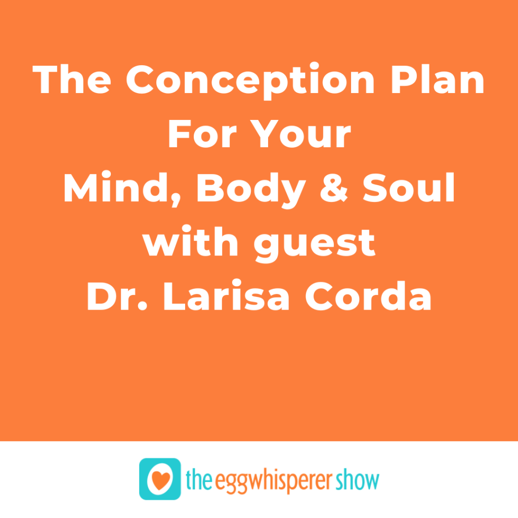 The Conception Plan for Your Mind, Body, and Soul with guest Dr. Larisa Corda